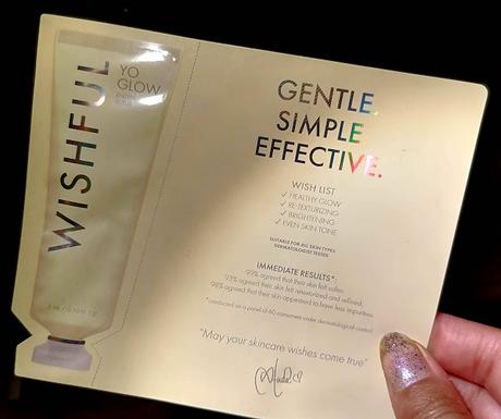 WISHFUL You Glow, mes impressions sur le gommage enzymatique de Huda Kattan