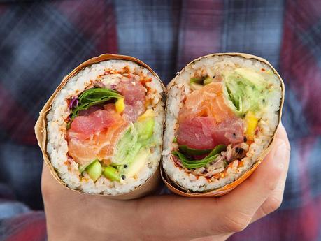 emballage sushi burrito