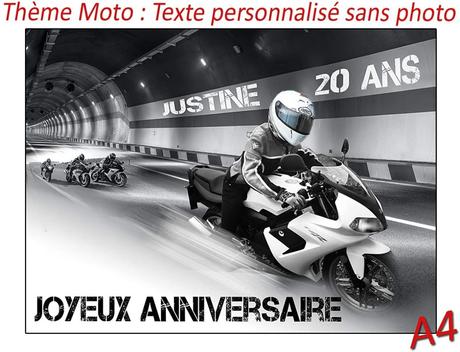 decoration moto anniversaire