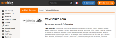 #Overblog cautionne l’ #antisémitisme de #wikistrike  (Force @stopHateMoney)