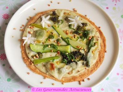Tarte fine aux légumes de printemps (Vegan) Tarte fine aux légumes de printemps (Vegan)