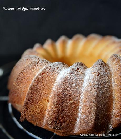 Gâteau très moelleux au lait concentré.