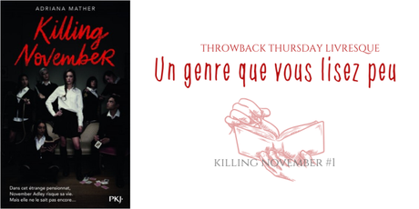 Throwback Thursday Livresque #120 : Un genre que vous lisez peu