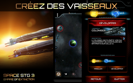 Code Triche Space STG 3 - Stratégie APK MOD (Astuce) 4