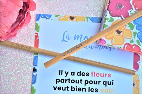 My Sweetie Box de juin : Flower Power ! My Sweetie Box juin Flower Power pailles