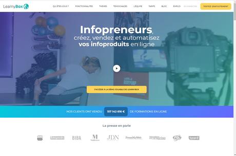 Blog Ou Site : Exemple Site Learnybox