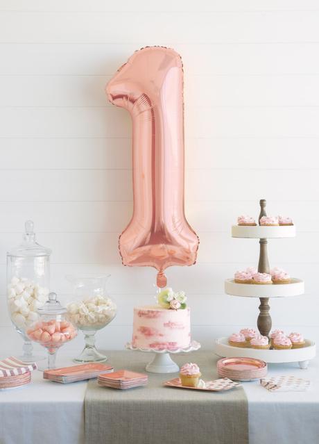 idee decoration anniversaire fille 1 an