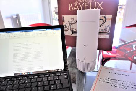 Aromasound, créateur d'ambiance plurisensorielle Aromasound Lantao diffuseur enceinte nomade concentration