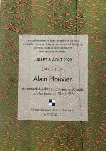 Galerie Alain Plouvier à Chédigny (proche de Loches) 4 Juillet au 30 Août 2020 Galerie Alain Plouvier à Chédigny (proche de Loches) 4 Juillet au 30 Août 2020