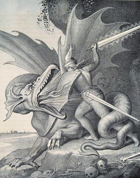 Les illustrations de Wilhelm Kaulbach pour La vie héroïque de Siegfried (2)