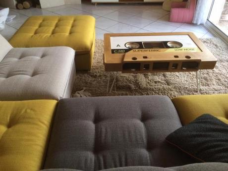 Table cassette en bois