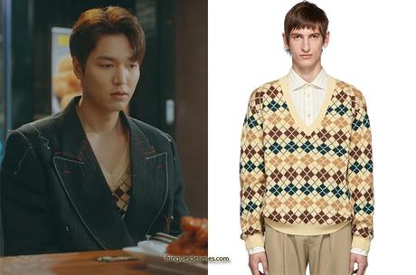 THE KING ETERNAL MONARCH : Lee Gon’s argyle sweater in S1E02