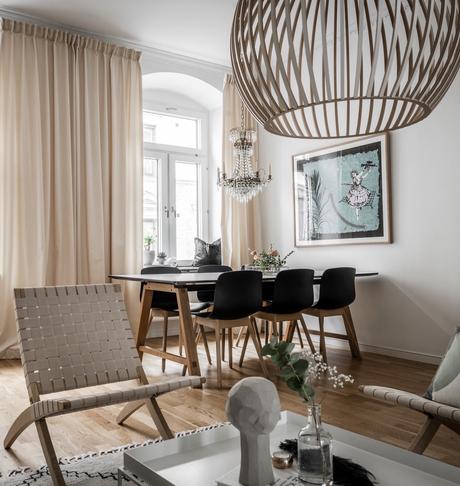 Visite d’un appartement familial dans le quartier de Linné à Göteborg idée aménagement salon scandinave quartier Linné - blog déco - clem around the corner