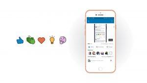 LinkedIn s'inspire de Facebook et lance les réactions