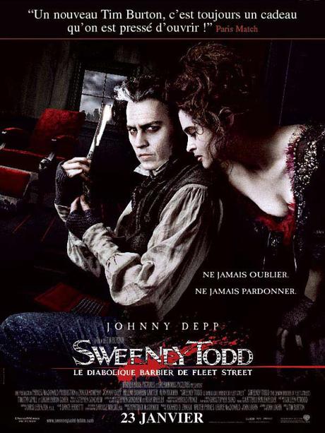 Sweeney Tood, le Diabolique Barbier de Fleet Street (2007) de Tim Burton