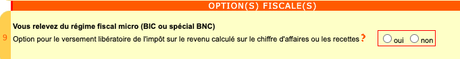 Option(s) fiscale(s)
