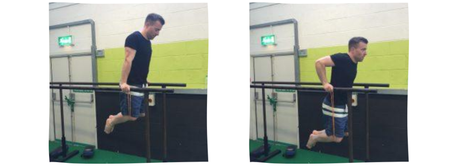 Utiliser les Bandes Élastiques (Débutant) dips avec élastiques