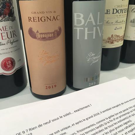 Bordeaux et Bordeaux supérieur : primeurs 2019, crise et rappels historiques.