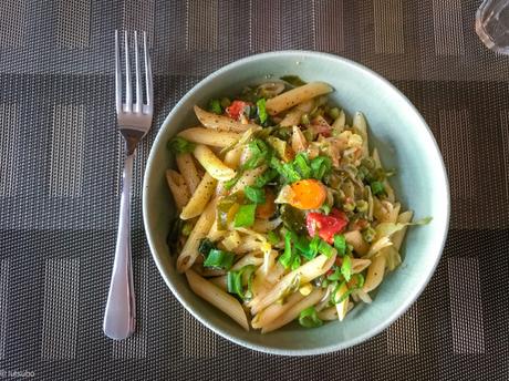 Martha ou risottata ? – Pâtes aux légumes, dans une seule casserole