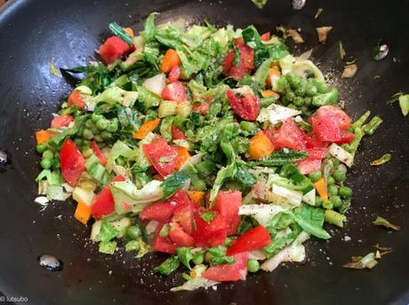 Martha ou risottata ? – Pâtes aux légumes, dans une seule casserole