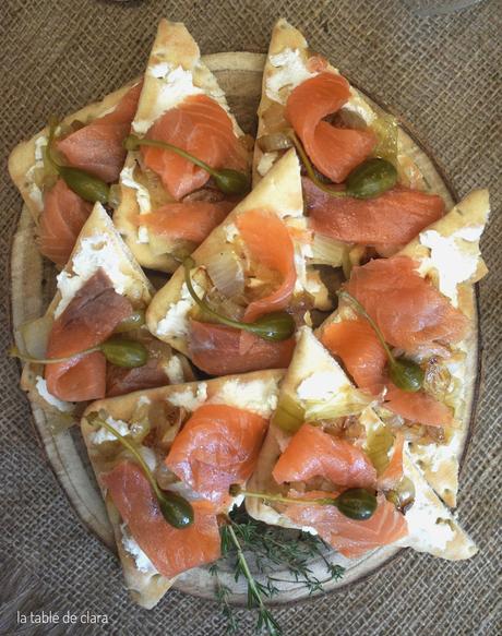 Tartines nordiques au saumon fumé