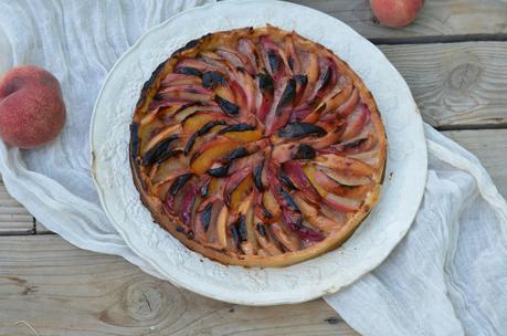 Tarte aux pêches