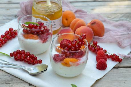 Chaud froid de fruits d’été