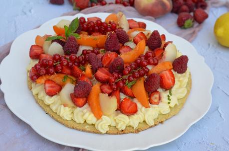 Tarte aux fruits d'été à l'italienne