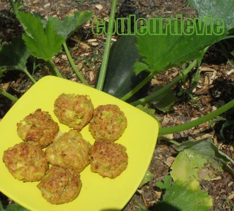 Croquettes de courgette