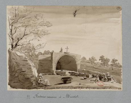 FONTAINE ROMAINE de mon village fontaine,rome,fontaine romaine,murviel les montpellier,histoire,culture,restauration