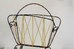 LE PORTE REVUES années 60,objet souvenir,meuble vintage,enfance,maison