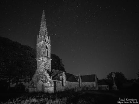 nuit à la #chapelle ND de Tréguron #Gouézec #Bretagne #Finistère