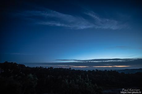comète Neowise et nuages noctulescents #Bretagne #Finistère