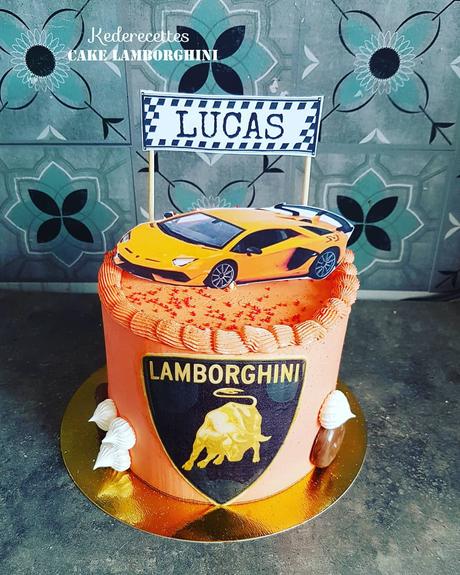 Gâteau Lamborghini