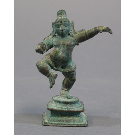 A chola bronze figure of krishna | Olympia Auctions