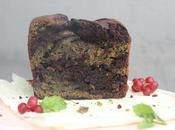 Cake marbré menthe-chocolat