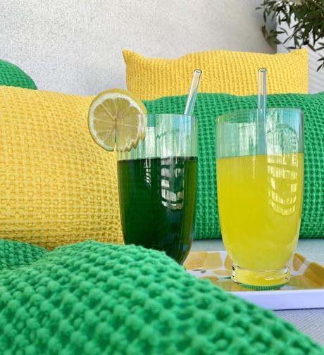 idée cocktail sans alcool jaune vert désaltérant canicule frais