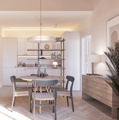 Déco, design et fonctionnalité dans un appartement pour senior déco design fonctionnalité appartement pour senior salle à manger ronde 3d