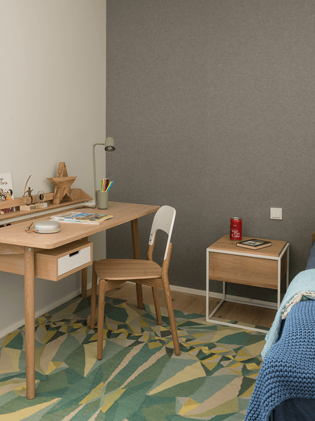 espace bureau chambre enfant style scandinave - blog décoration