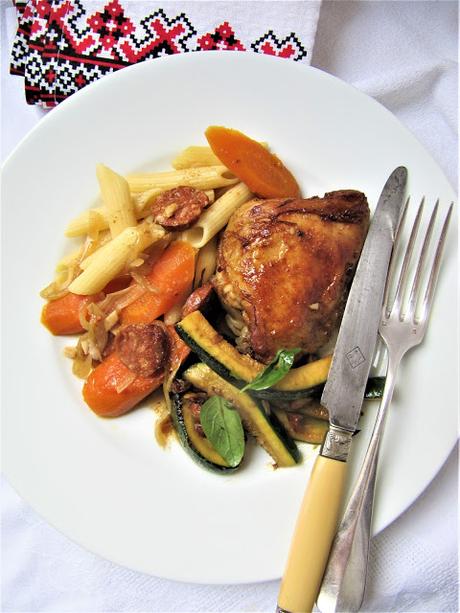 Poulet au chorizo & au cidre Poulet au chorizo & au cidre