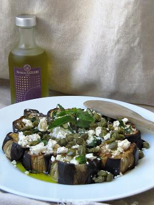 Aubergines vinaigrette au poivron et concombre Aubergines vinaigrette au poivron et concombre