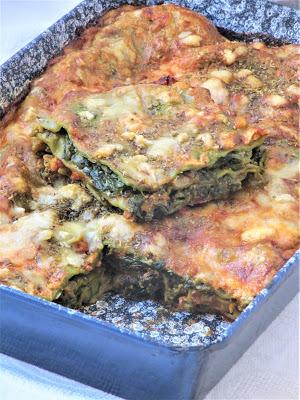 Lasagnes au saumon et aux courgettes