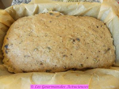 Gâteau-crème salé aux olives (Vegan)