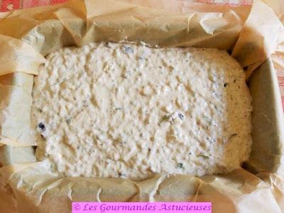 Gâteau-crème salé aux olives (Vegan)