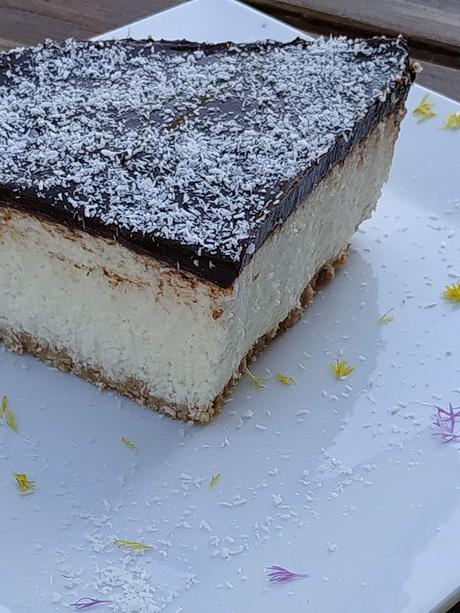Gateau sans cuisson noix de coco