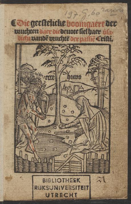 le Christ et l'ame dans le jardin de Gethsemani 1521. Utrecht University page1
