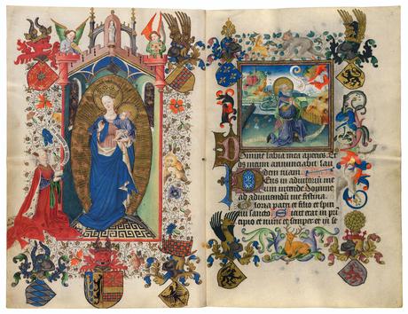 1440 Book of Hours Catherine de Cleves Morgan Library MS M.917945 fol 02r