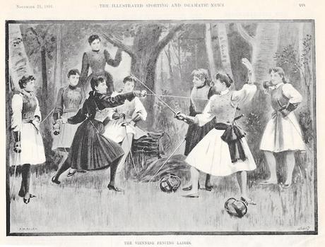 1891 hartl-girls Illustrated Sporting and dramatic news