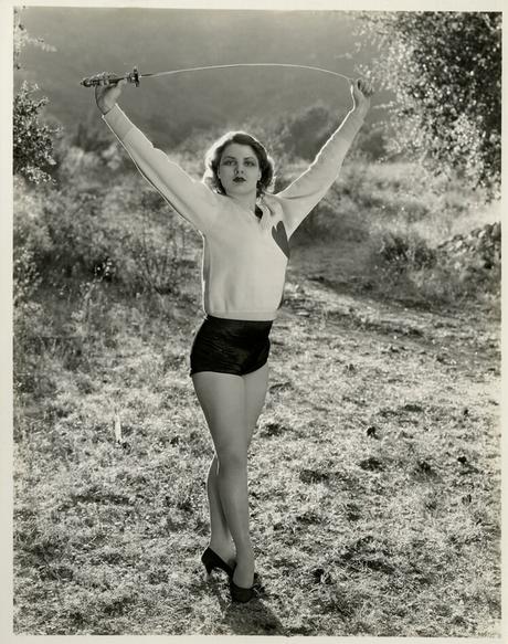 1938 ca Lillian Bond Fencing