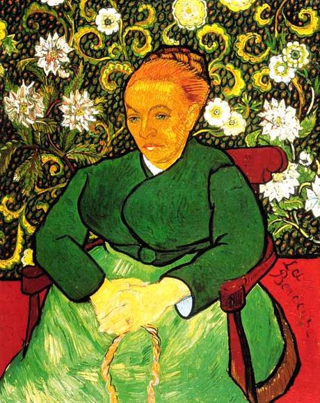 Van Gogh 1888 12-89 01 La Berceuse (Mme Roulin) (F 504) Kroller-Muller Museum, Otterlo